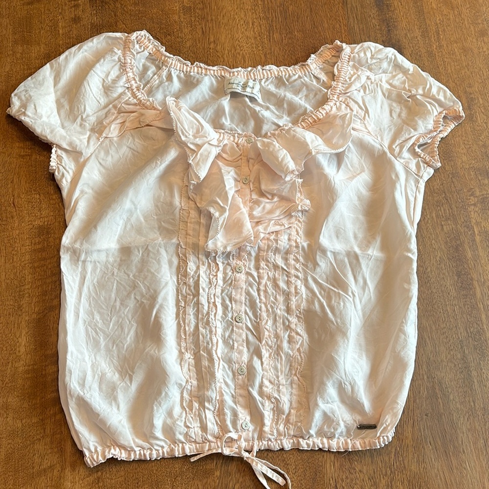 Sheer vintage Abercrombie blouse